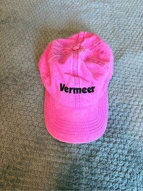 Vermeer Pink Cotton Baseball Cap